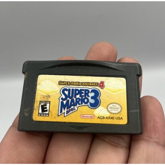 Super Mario Bros 3 GBA Super Mario Advance 4 Gameboy Advance Authentic Saves - Picture 1 of 3